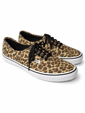 Vans Leopard Print Authentic Sneakers Women’s 10.5 Mens 9 Animal Print